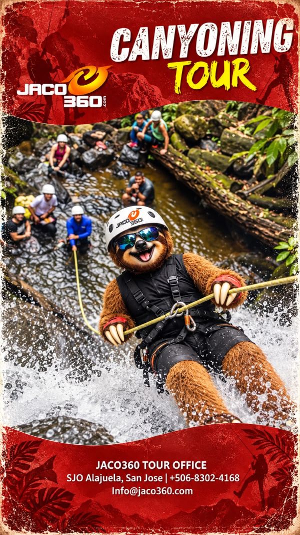 Steve the Sloth Canyoning Tour