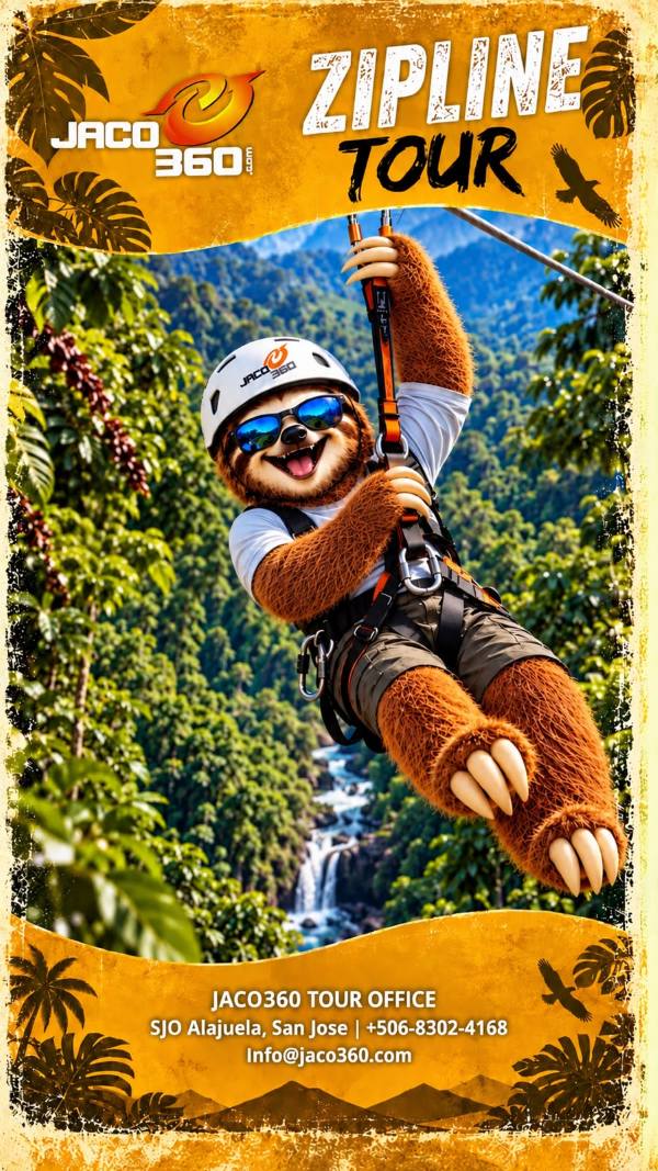 Steve the Sloth Zipline Tour
