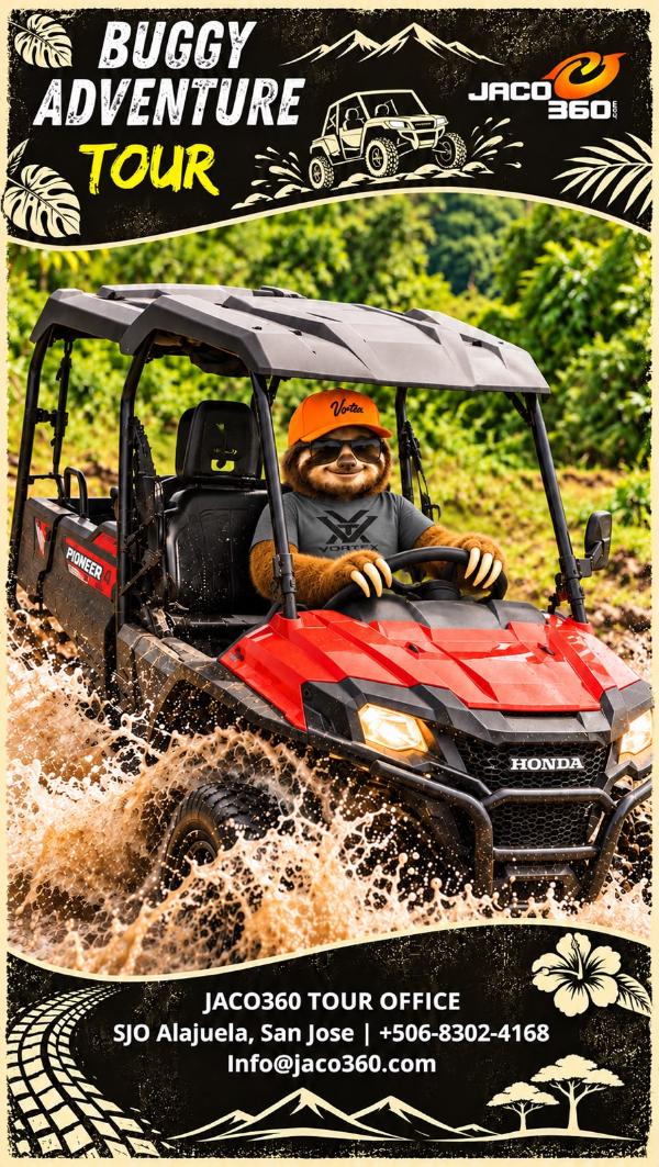 Steve the Sloth Buggy Adventure Tour